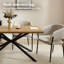 Abel Metal Base Dining Table