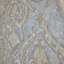 Papier peint damas victorien texturé en plâtre métallique