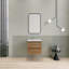 Meuble-lavabo flottant moderne simple Alcester Ivy Bronx-821752246