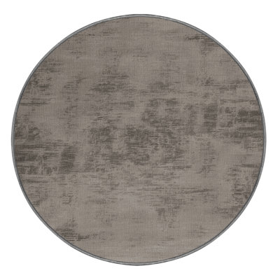 Machine Washable Abstract Gray Area Rug
