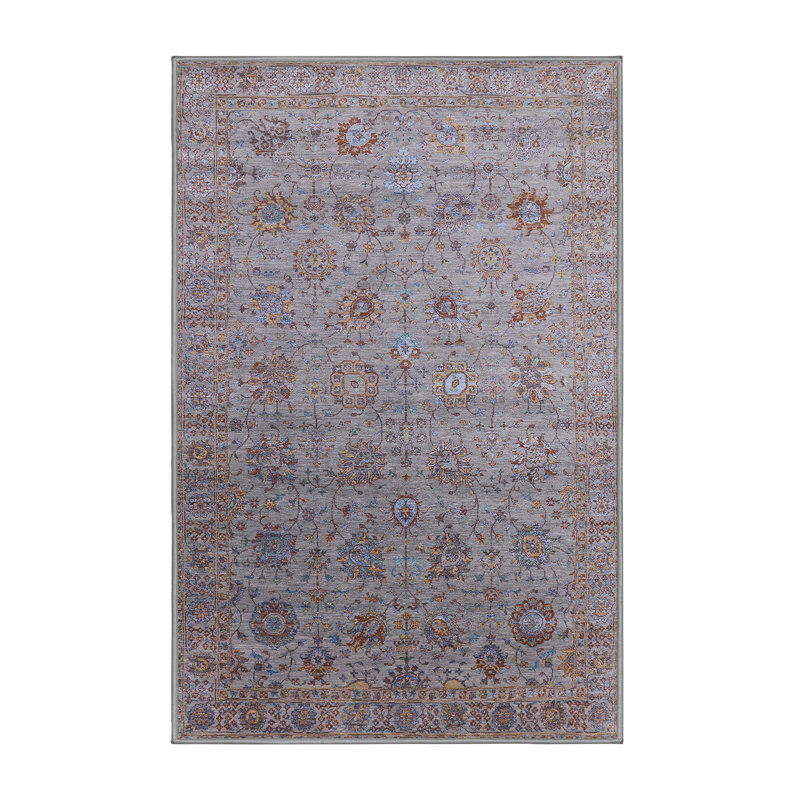 Tapis oriental brun clair Anania, Rectangle 2 pi x 4 pi