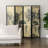 4-Panel Bamboo Folding Room Divider Screen