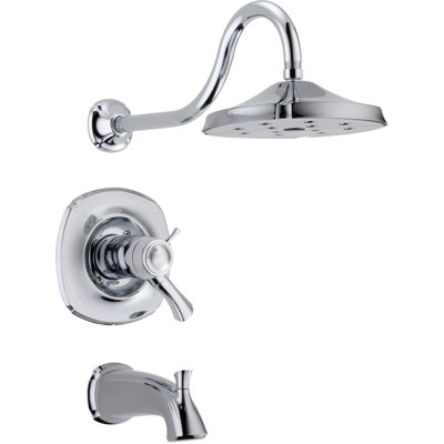 Addison Diverter Tub and Shower Faucet Trim with Lever Handles and TempAssure