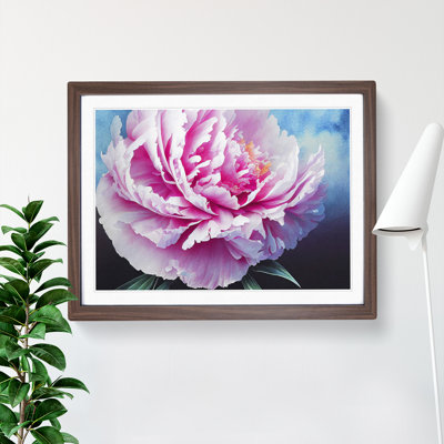 Wonderful Peony Flower 1 Piece Single Picture Frame Painting
