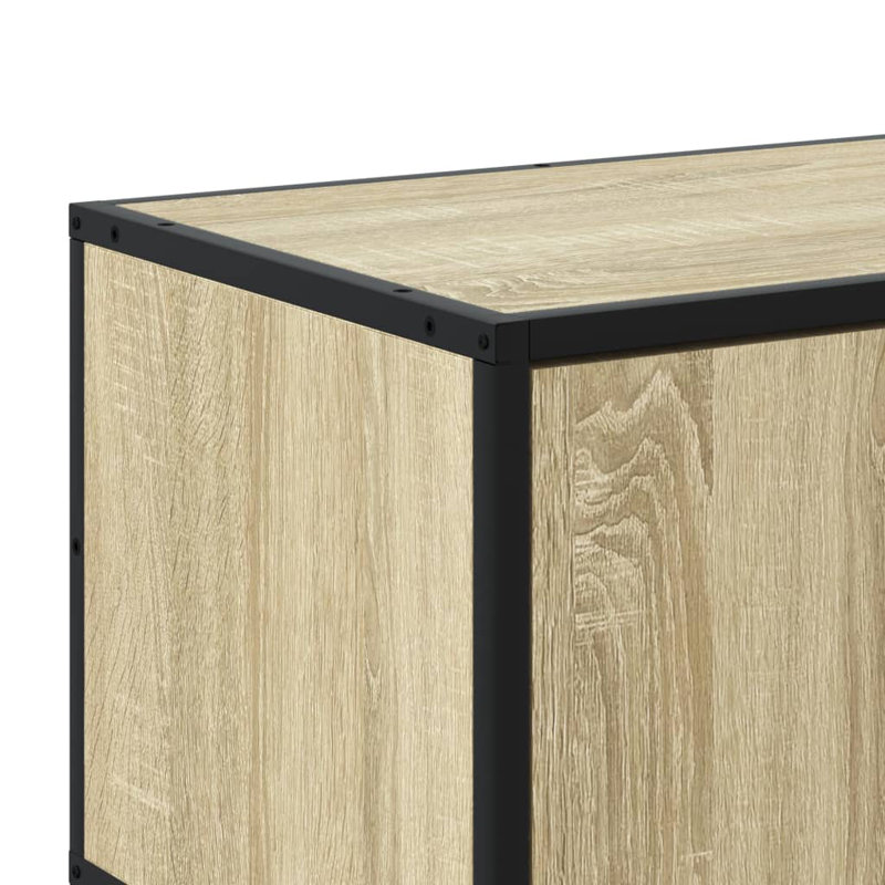 Alayla Unfinished TV Stand for TVs up to 88", Sonoma Oak, 180cm