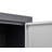 Gray Metal Large-Capacity Wardrobe With Hanging Rod And Compartments-625112810