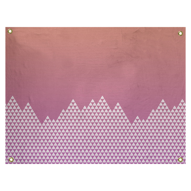 Tapisserie «Avicia Mountain» par Katelyn Elizabeth, H 91 po x l 107,5 po, Intérieur