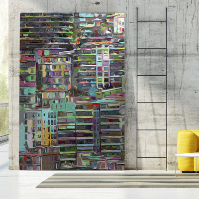 Reproduction d’art sur toile tendue « stack ii » par james burghardt