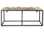Banc en cuir véritable Crete