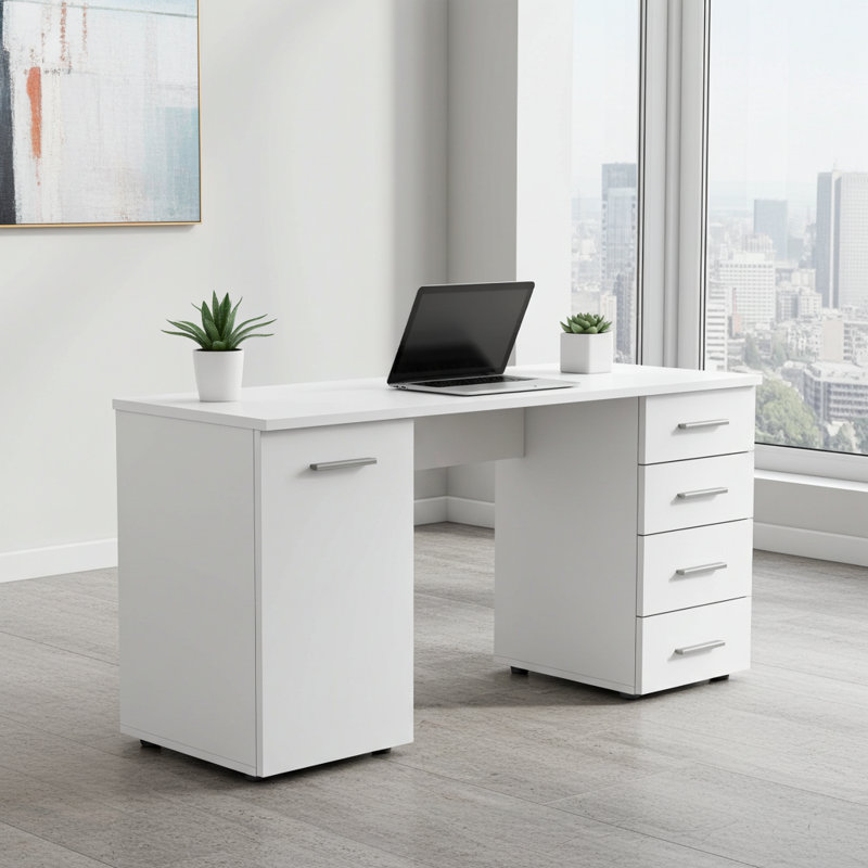 Macie Computer Desk, Sonoma Oak