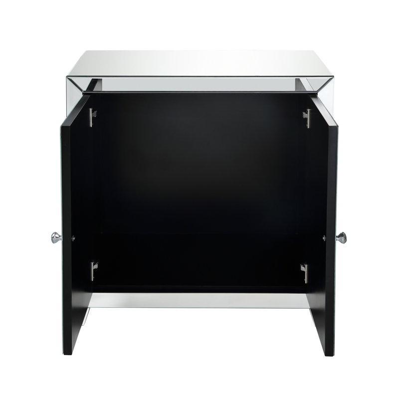 Console avec miroir et faux diamants