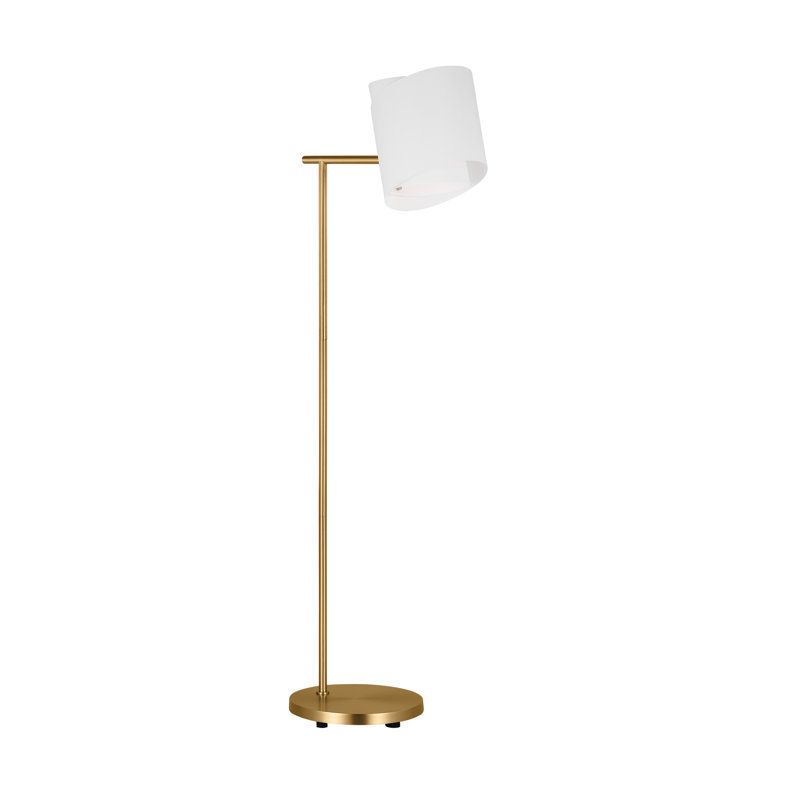 Paerero 56.75'' Arched Floor Lamp, Burnished Brass