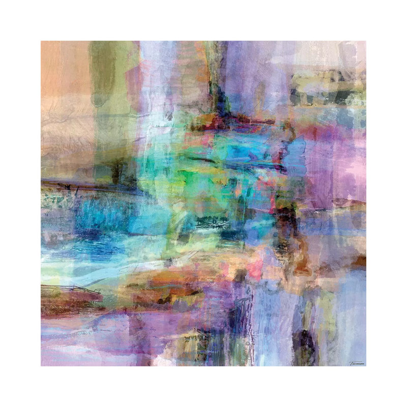Chroma III by Michael Tienhaara - Wrapped Canvas Painting, 30.48 cm H x 30.48 cm W