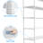 Nergiz 84.25" H x 47.25" W x 17.72" D Height - Adjustable 7-Tier Steel Shelving Unit with Wheels-431938477