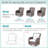 Aoodor Smile Outdoor Chair Cushions Set, Sunbrella Fabric High Back and Deep Seating Outdoor Cushion-11447126-11447121