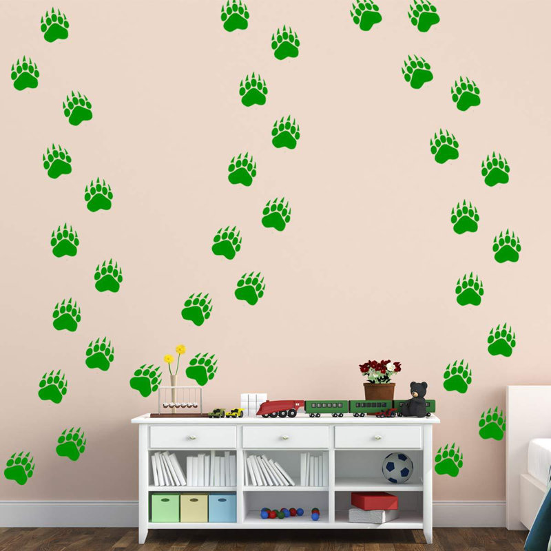 Adhésif décoratif Charl Paw, Vert