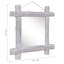 Arely Wood Flat Mirror
