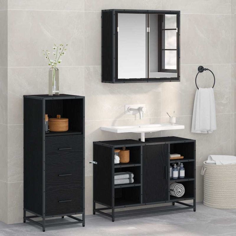 Vanity & Mirror Set