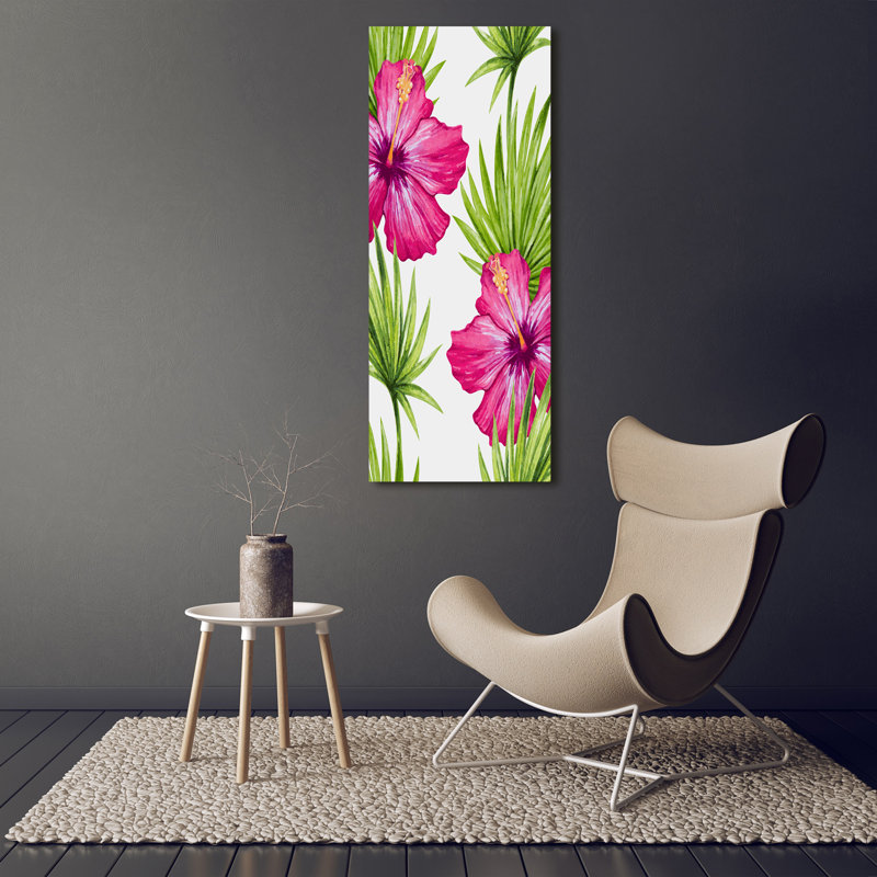 Hawaiian Pattern - Wrapped Canvas Print