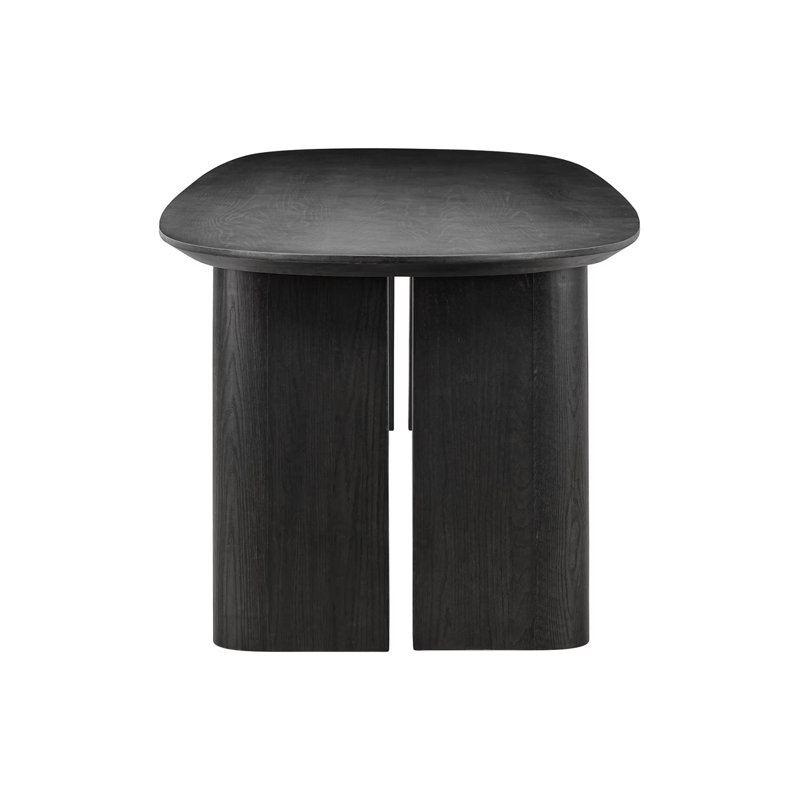 Dining Table, 30"H x 87"L x 37"W, Black