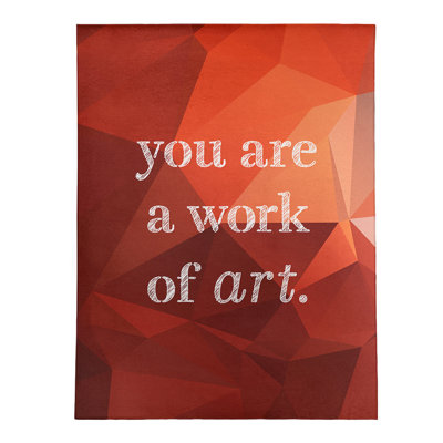 Quotes Chenille Indoor Rug