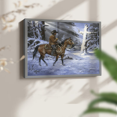 Silent Night, Holy Night -Framed Print - Restickable