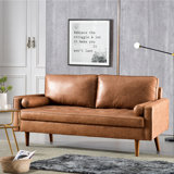Kalysia 69.68" Square Arm Modern Loveseat Sofa