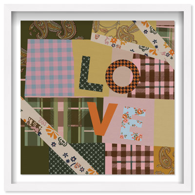 Retro Scarf II Print by Oliver Gal
