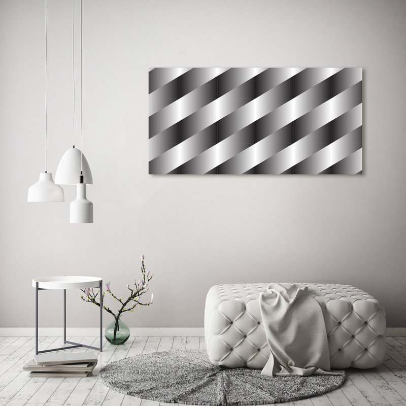 Abstraction Stripes - Wrapped Canvas Print
