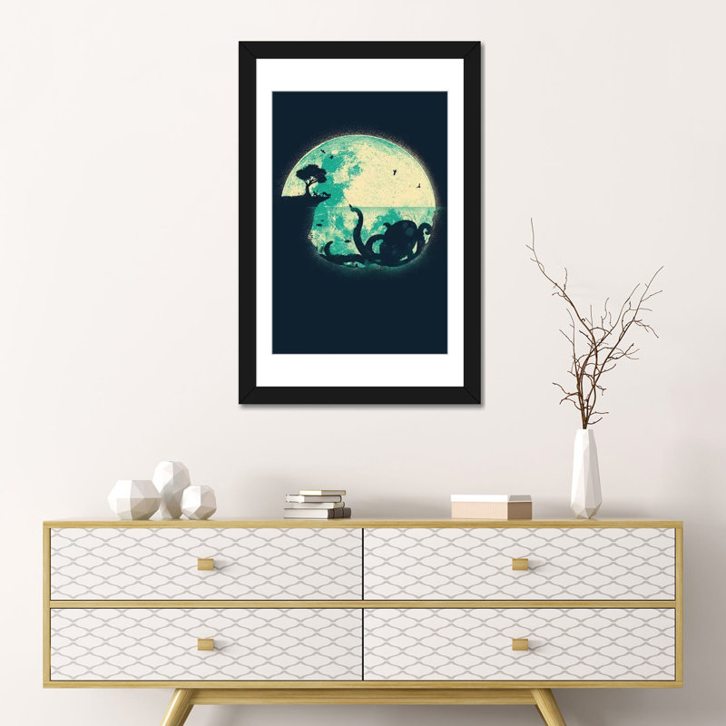 « the bige », impression sur toile tendue, H 26 po x l 18 po x P 1,5 po, Toile avec cadre noir, Pas de tapis