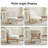 Teddy Armless Leisure Accent Chair-114309183-114309184