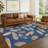 Machine Washable Indoor/Outdoor Chantille ACN2649 Botanical Rug-697883380-697883370