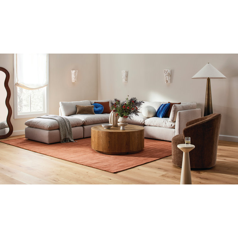 Fennel Hand Loomed Viscose Indoor Rug, Rectangle 8' x 10'