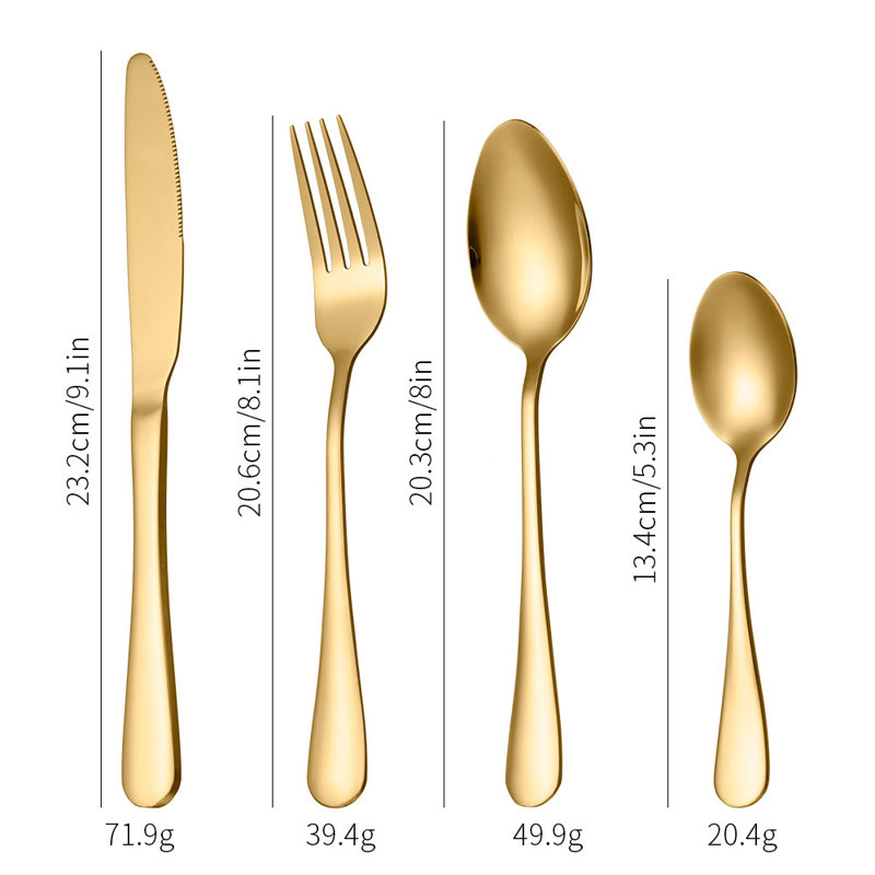 JK&D kitchen 6 Piece Stainless Steel Steak Knife Set