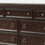 Commode de chambre à coucher avec 7 tiroirs de rangement