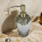 Glass Liquid Soap Dispenser  11.5 Oz
