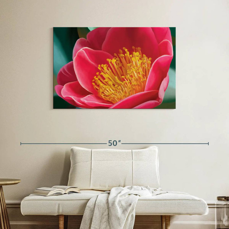 Harnek Posh Pink Camellia, 26" H x 39" W