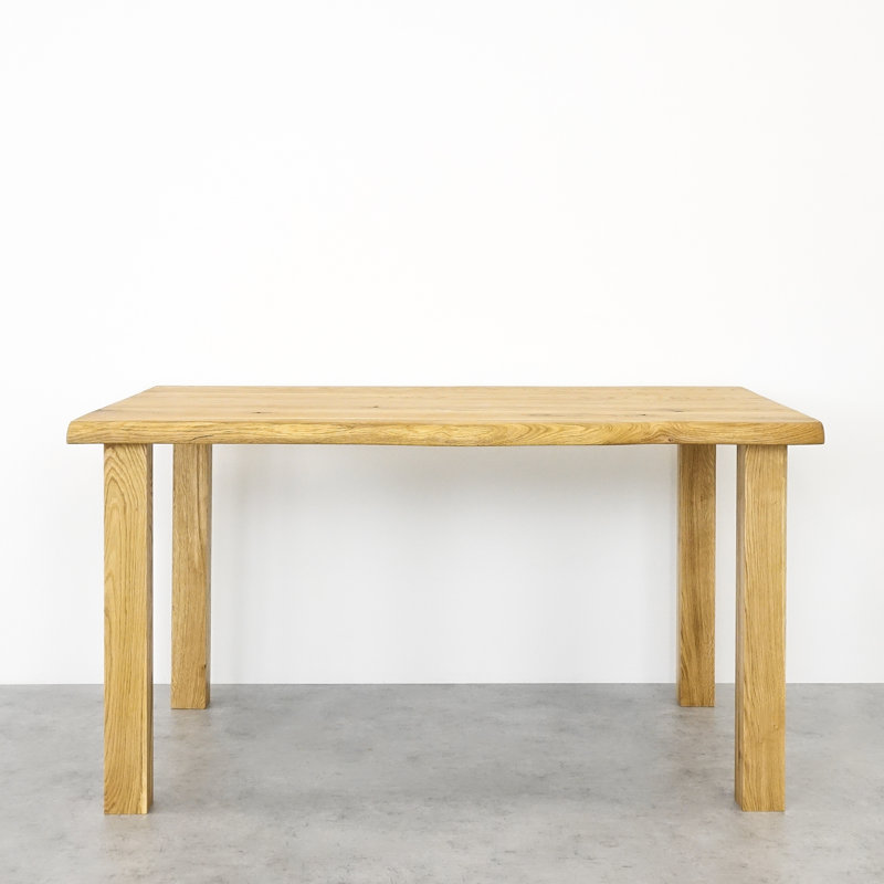 Silverthorne Oak Solid Wood Dining Table, H75 x L200 x W80cm, Natural