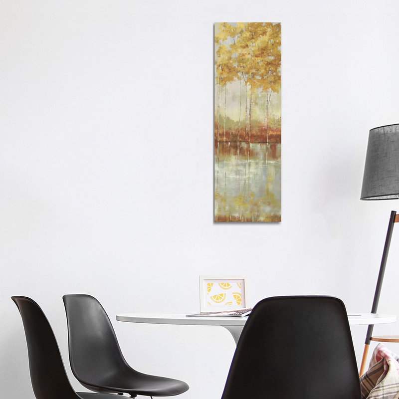 Reflections II by Allison Pearce - Wrapped Canvas Panoramic Painting, 121.92 cm H x 40.64 cm W x 3.175 cm D