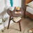 Tier Storage End Tables, Solid Wood Walnut Modern Compact Home Table