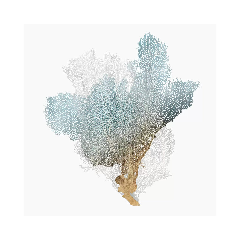 Delicate Coral III by Isabelle Z - Wrapped Canvas Painting, 66.04 cm H x 66.04 cm W x 3.175 cm D