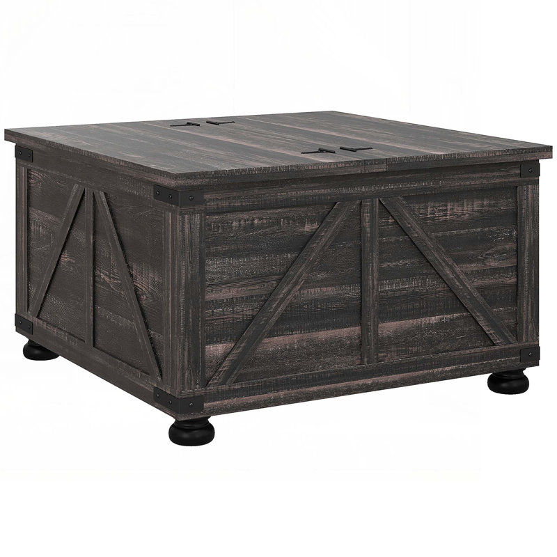 Coffee Table  WithHinged Flip Lift Top , Hidden Space