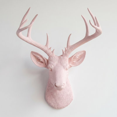 Large Deer Head Faux Taxidermy Wall Décor