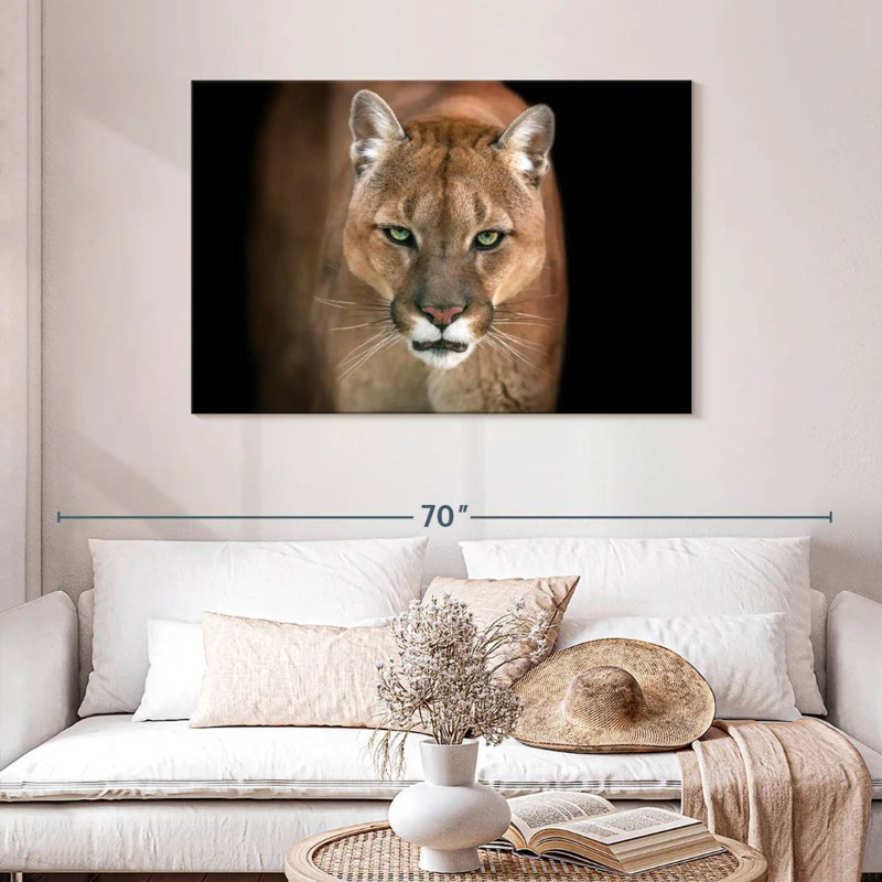 Brampt Fierce Puma, 30" H x 45" W