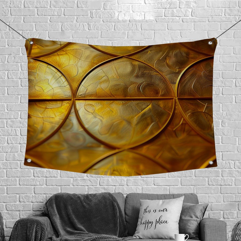 Tapisserie en microfibre, H 68 po x l 80 po