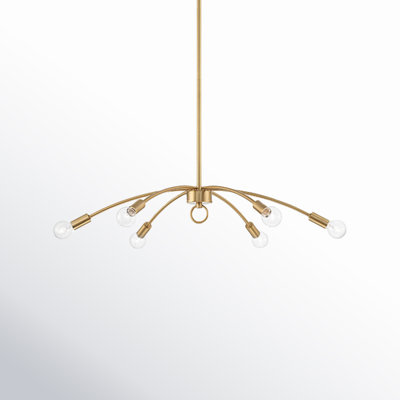 Inari 6 - Light Metal Dimmable Chandelier