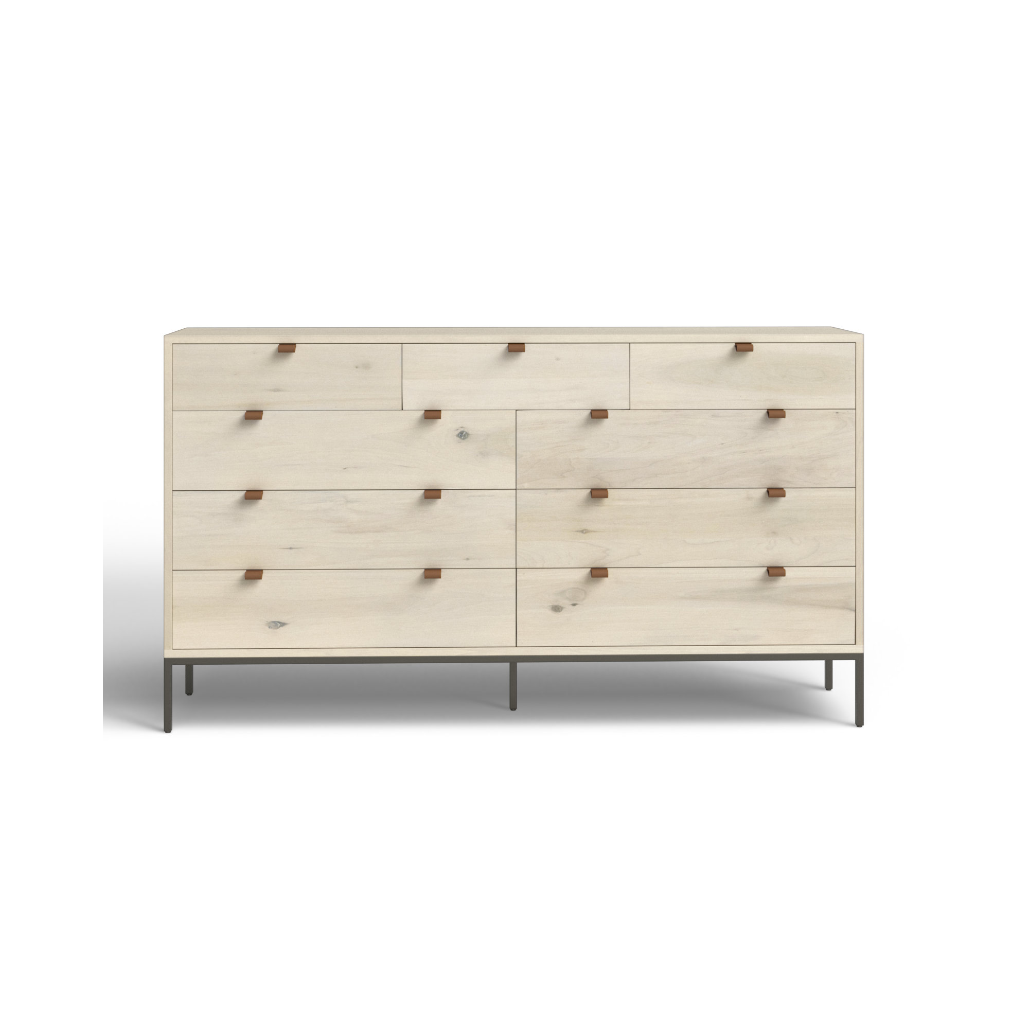 Corso 9 - Drawer Double Dresser, Dove Poplar