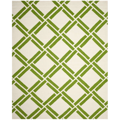 Simy Hand Hooked Performance Geometric Rug