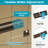 50"-54" W x 72" H Double Sliding Semi-frameless Shower Door with Two Handles-98882084