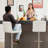 Charies Swivel Upholstered Adjustable Height Counter Stool-261456372-227121195-227121198